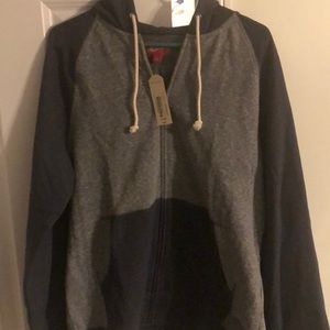 NWT Arizona Jean Co. Men’s L Hooded Zip Sweatshirt